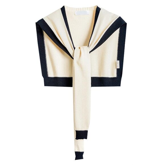 Sоlуіnnе Accessories - 3742 Women Casual Shawl Wraps Knitted Sweater Shawl Knotted Shoulder Tops Soft